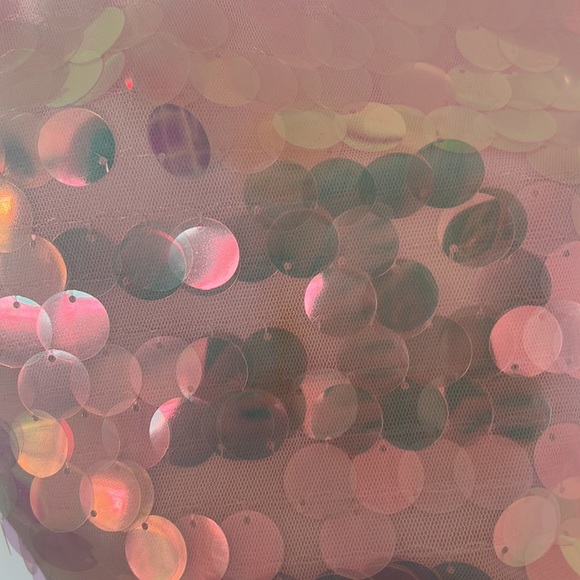 INC peachy pink paillette top🦄💖🦄 - Picture 6 of 8